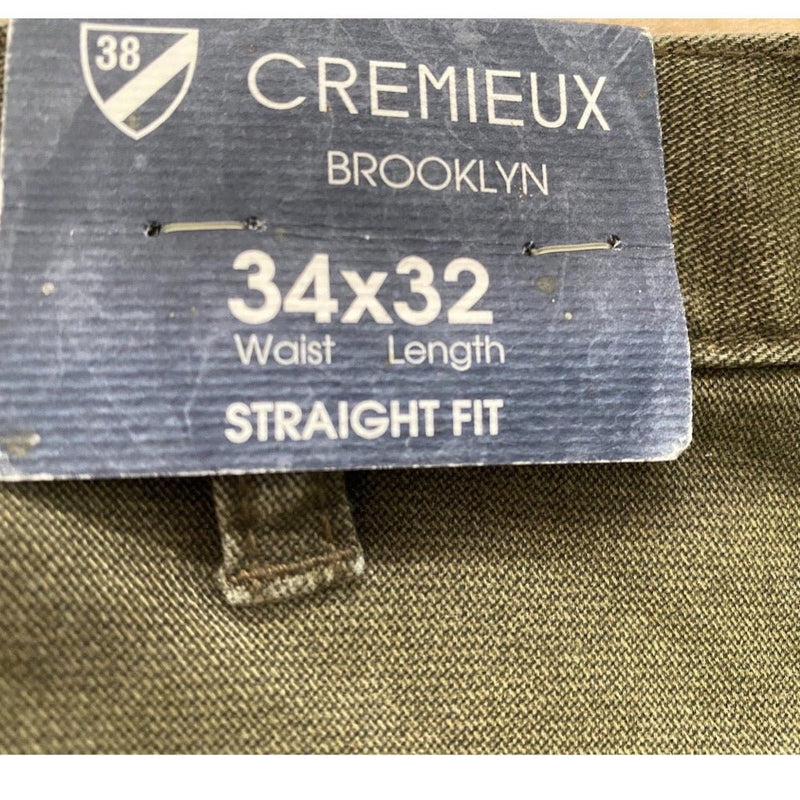 Cremieux Brooklyn straight fit pants SIZE 34x32 BRAND NEW! | Finer Things Resale