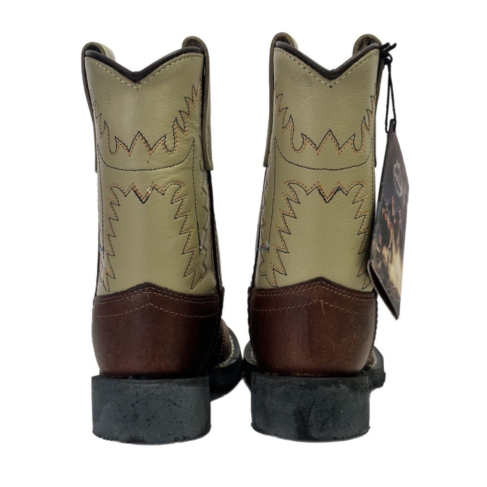 Old West Round Toe Western Cowboy Boots INFANT SIZE 4.5 BRAND NEW! | Finer Things Resale