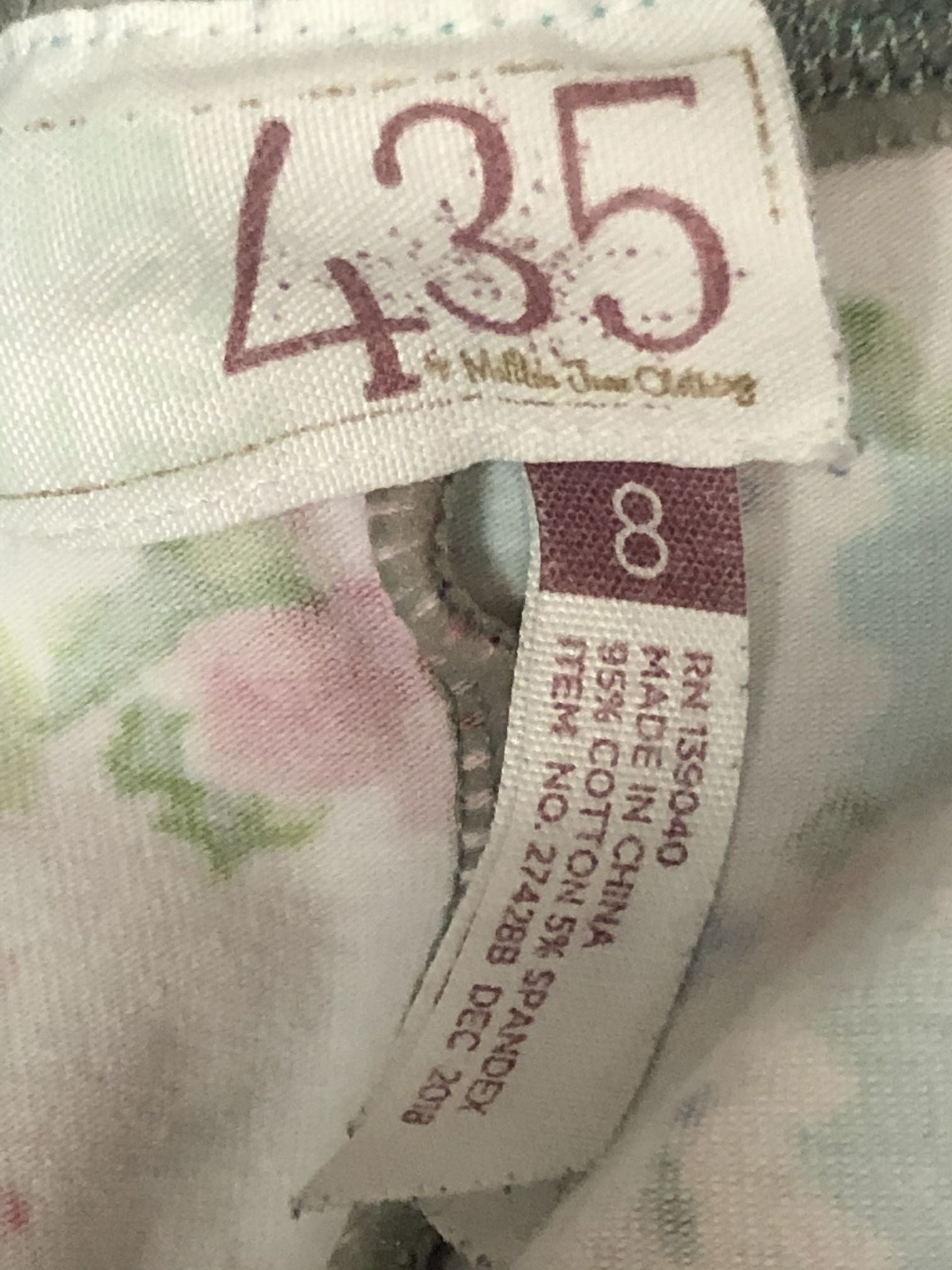 Matilda Jane 435 "Make Time" capri leggings SIZE 8 | Finer Things Resale