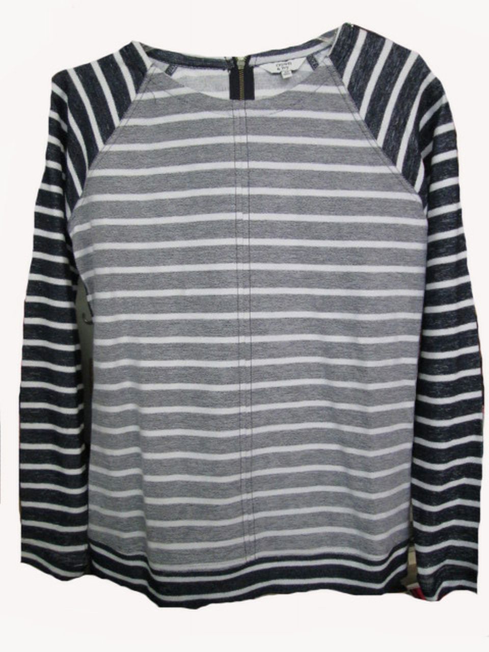 Crown & Ivy long sleeve stripe shirt SIZE XSMALL | Finer Things Resale