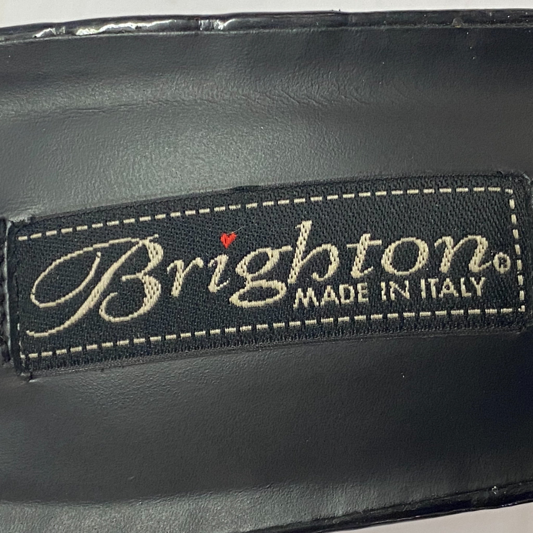 Brighton Tiera black jeweled slide sandals SIZE 9 | Finer Things Resale