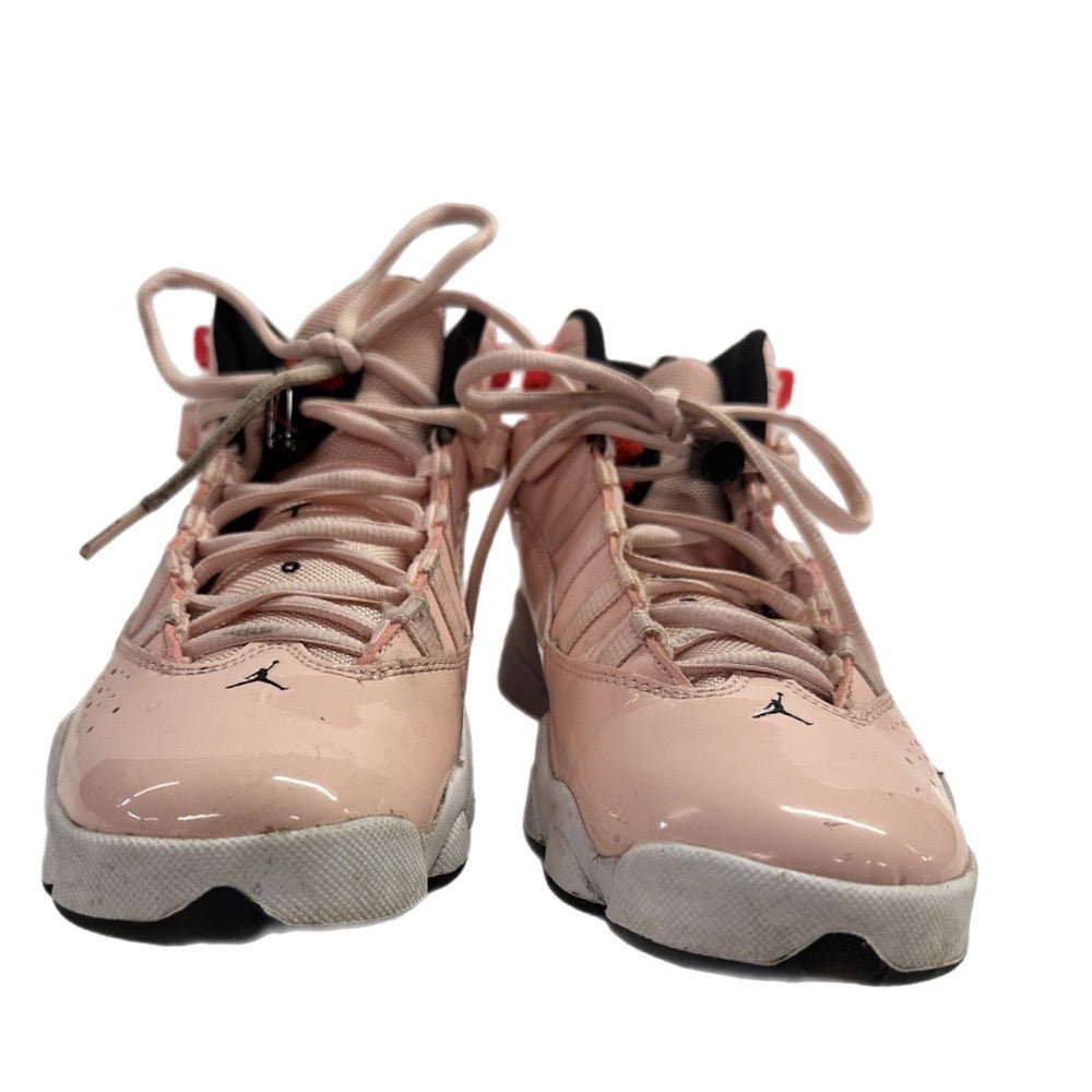 Nike Air Jordan 6 Rings Pink Sneakers Shoes SIZE 6Y Atmosphere Pink | Finer Things Resale