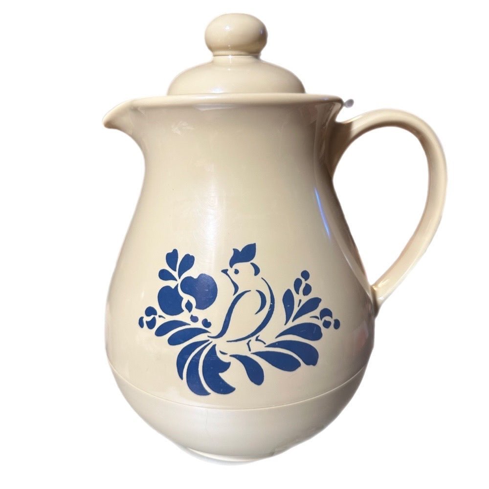Pfaltzgraff Folk Art Bird Chicken Melamine Carafe Pitcher VINTAGE! | Finer Things Resale
