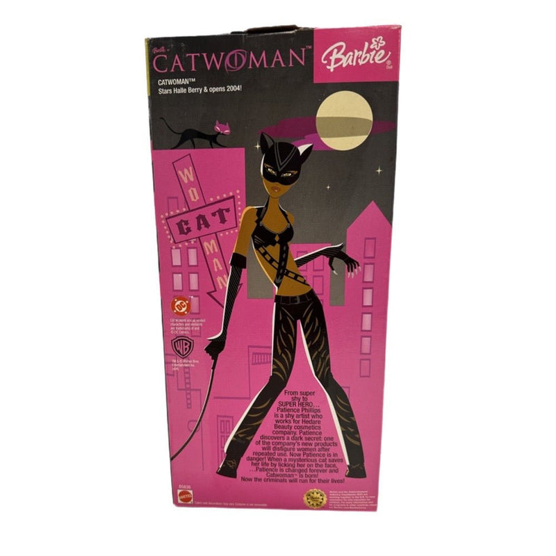 Barbie as Catwoman DC Comics Superhero Halle Berry 2004 doll Mattel B5838 NIB | Finer Things Resale