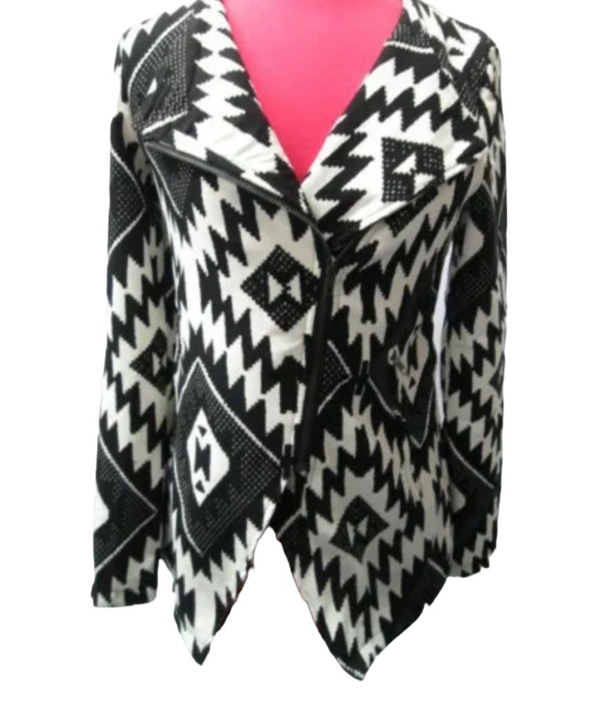 Banana USA long sleeve print shirt cardigan jacket SIZE MEDIUM | Finer Things Resale