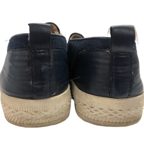 Nine West Oranges Leather Espadrille slip-on sneaker loafers SIZE 8.5M | Finer Things Resale