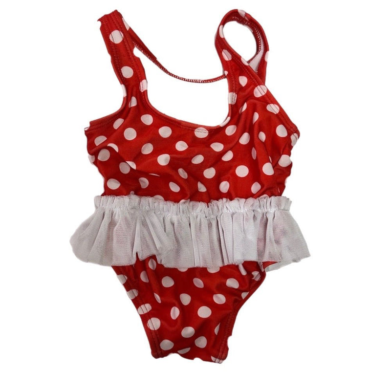 Disney Baby Minnie Mouse print ruffle swimsuit SIZE 3-6 MONTHS | Finer Things Resale