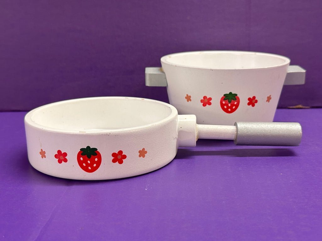 Goplus Kids Wooden Kitchen REPLACEMENT pot & pan set | Finer Things Resale