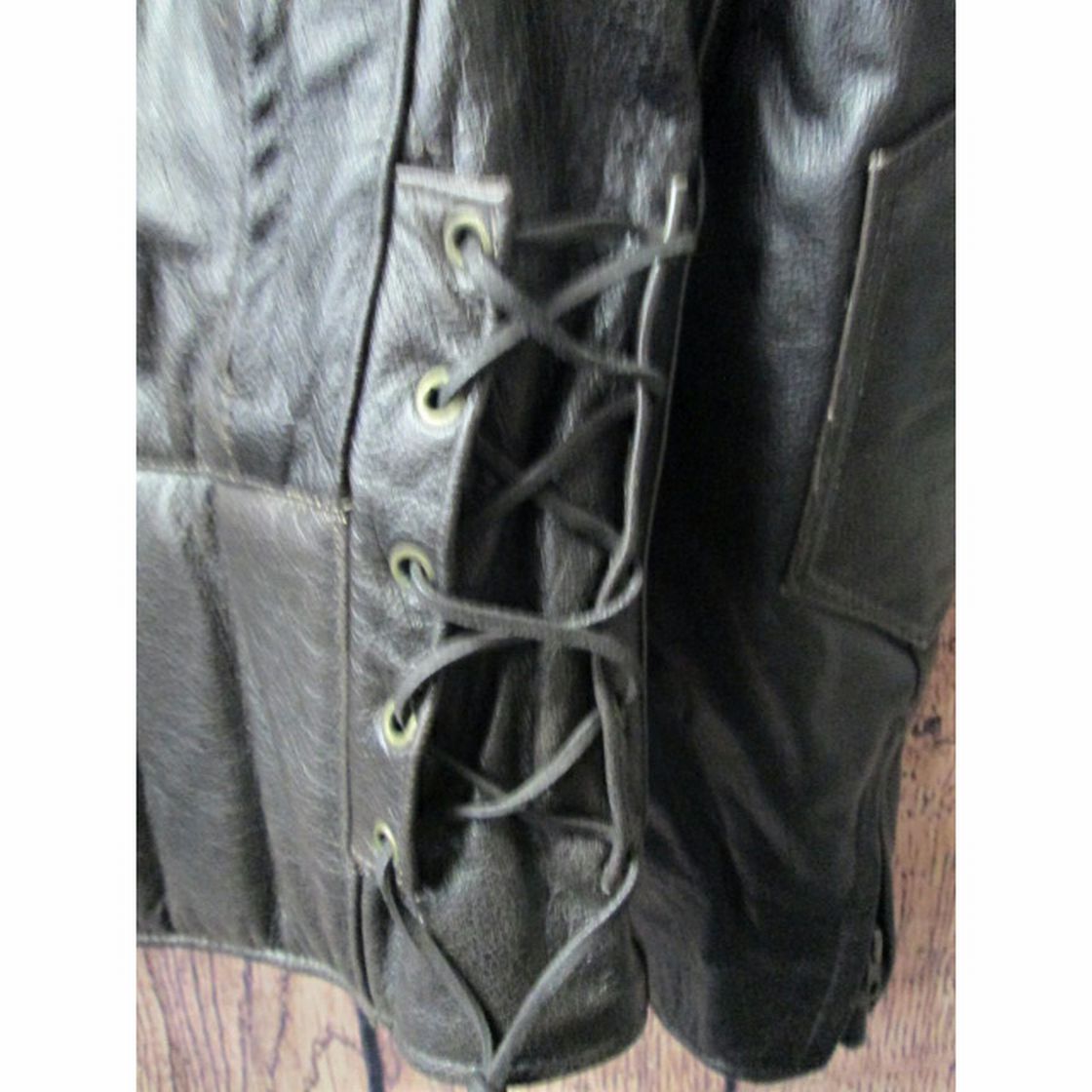 Xelement Retro Live to Ride leather motorcycle jacket SIZE LARGE | Finer Things Resale