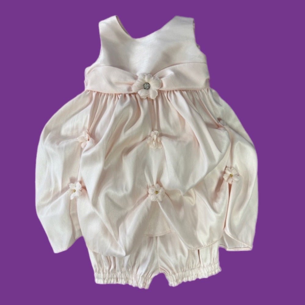 Cinderella sleeveless dress with matching bloomers SIZE 18 MONTHS | Finer Things Resale