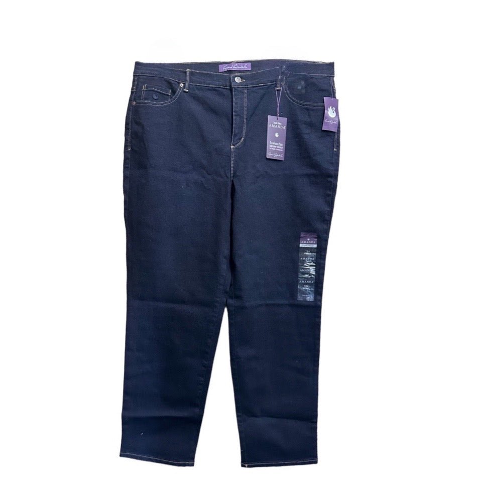Gloria Vanderbilt Amanda Swam Series tapered leg classic rise jeans SIZE 18W NWT | Finer Things Resale