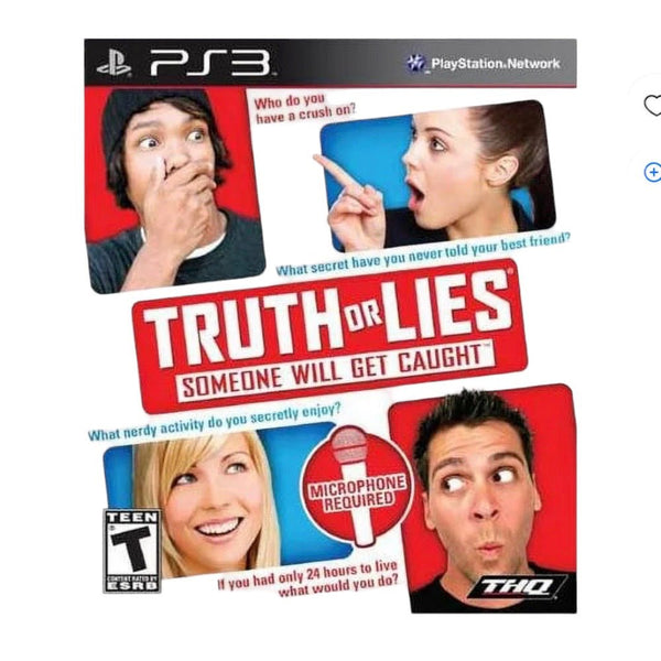Truth or Lies Playstation 3 PS3 game  THQ 2010 | Finer Things Resale