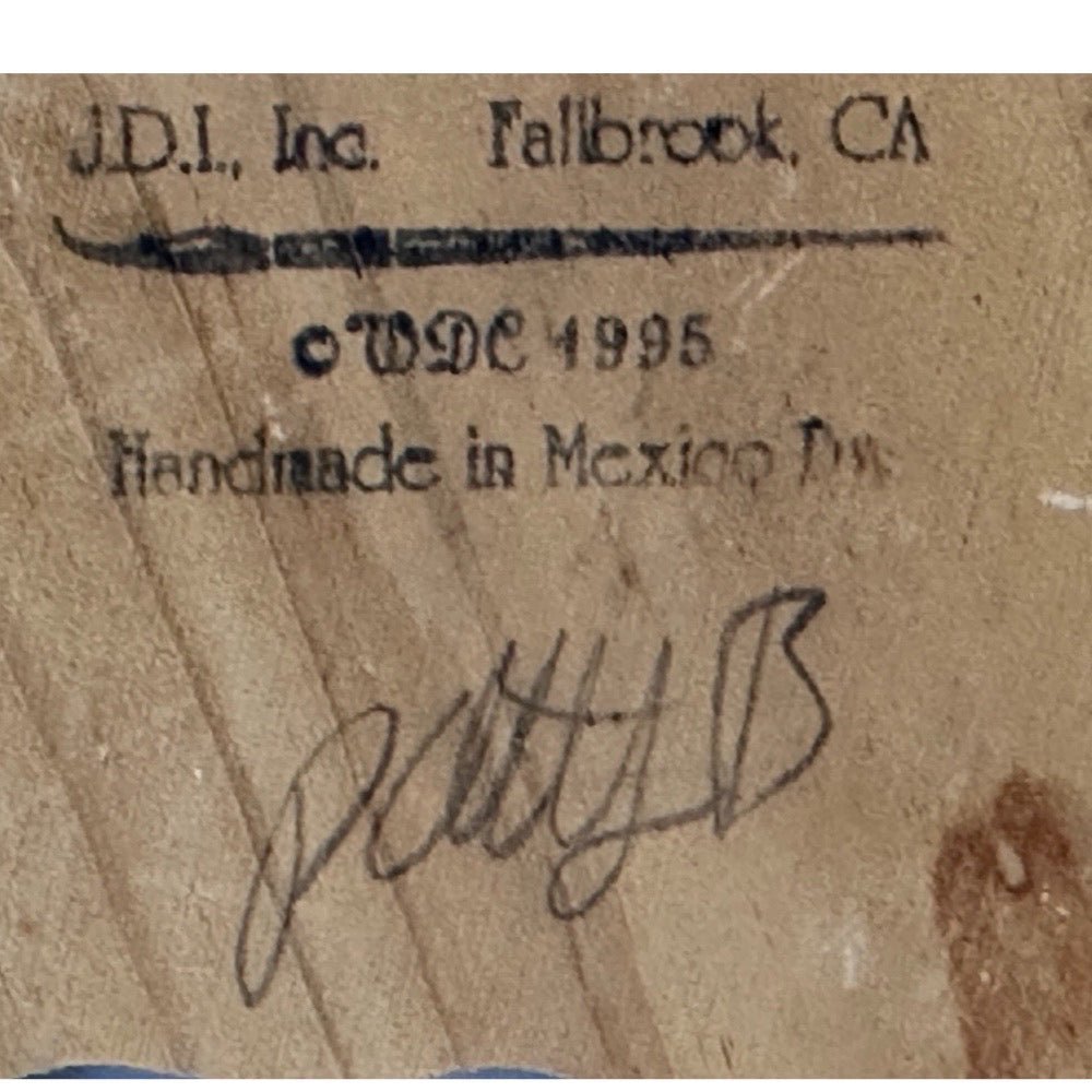 Vintage 1990's Angels in Training wooden angel wall hanging picture folk art USA | Finer Things Resale