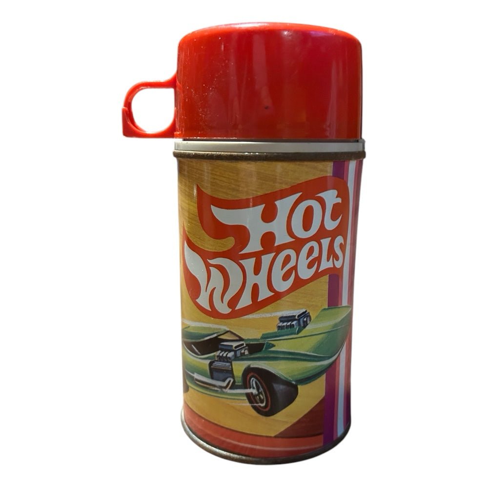 Hot Wheels Red Line Metal Lunchbox with Thermos King-Seeley VINTAGE 1969 | Finer Things Resale