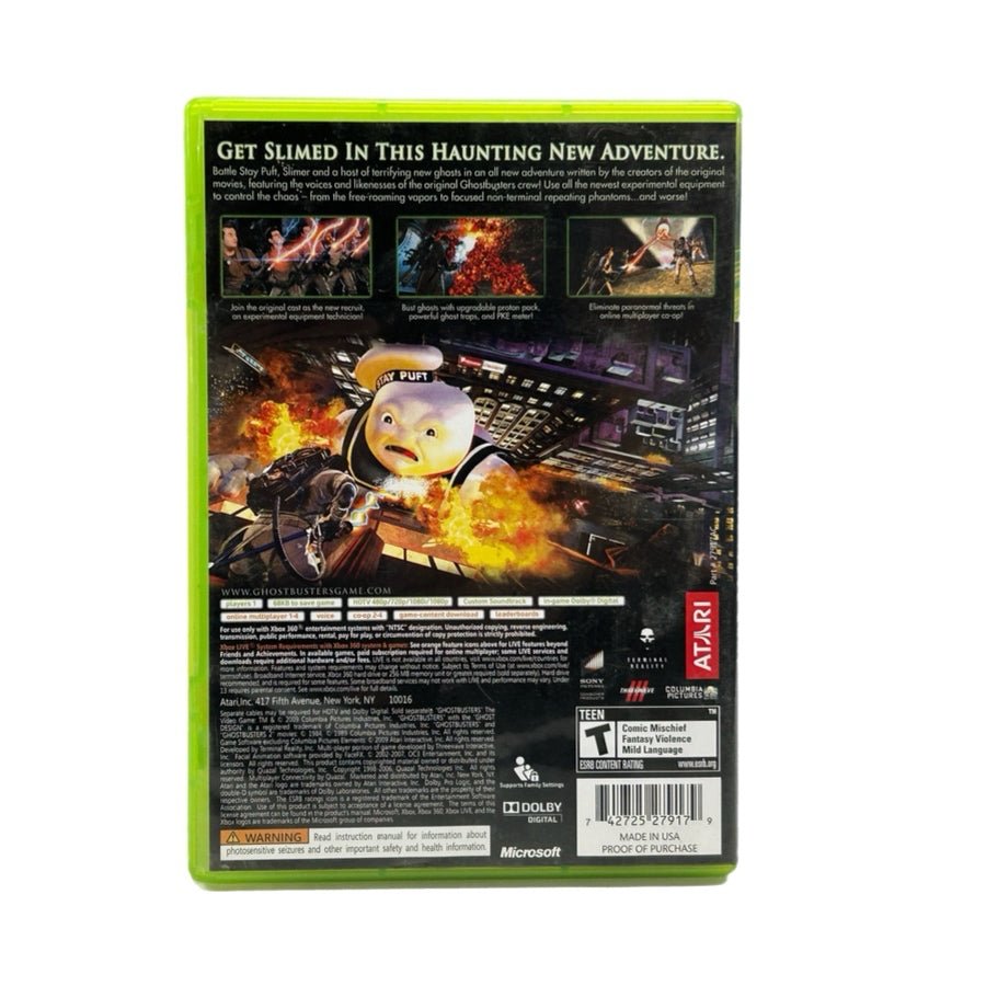 Ghostbusters The Video Game Xbox 360 CIB Manual Atari 2009 Rated T | Finer Things Resale