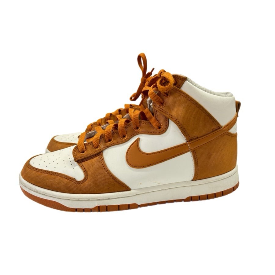Nike Dunk High Retro SE Monarch Orange White Sneakers  DV7223-800 Mens Size 10 | Finer Things Resale
