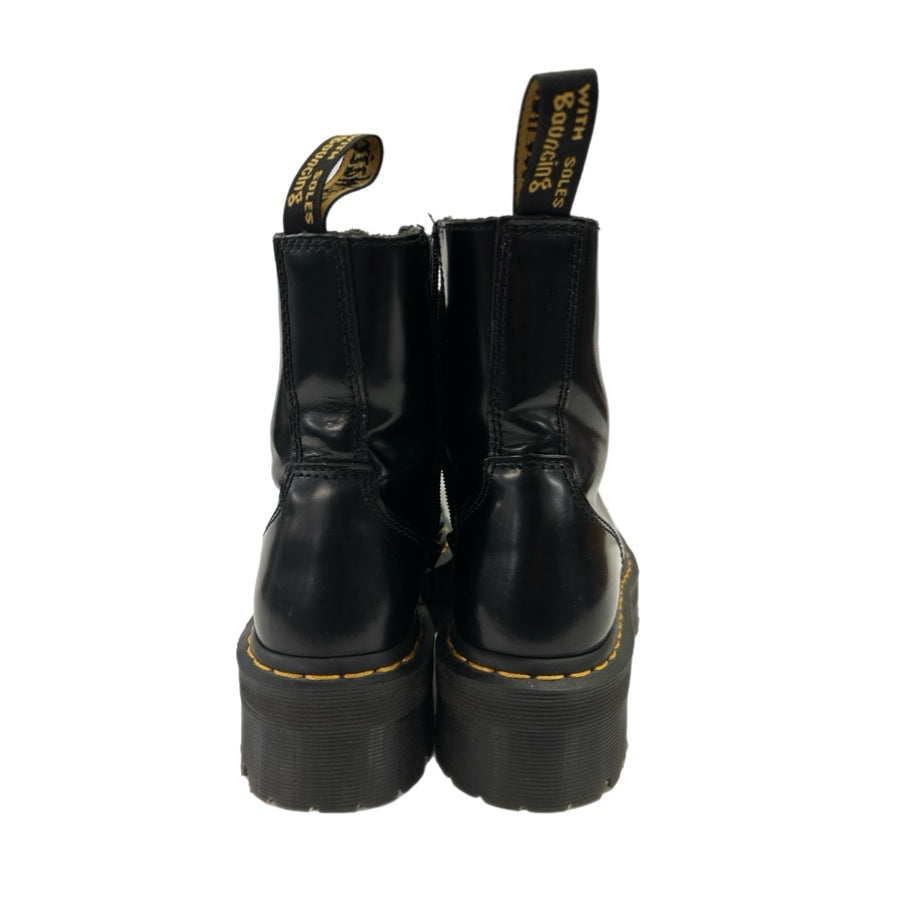Dr Martens Jaden Platform Boots Leather Platform Combat Biker UNISEX W 7 / M 6 | Finer Things Resale