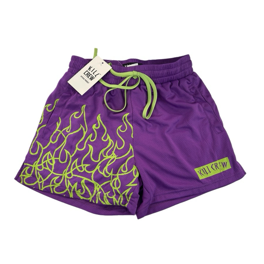 Kill Crew Muay Thai Flame Shorts SIZE MEDIUM BRAND NEW!