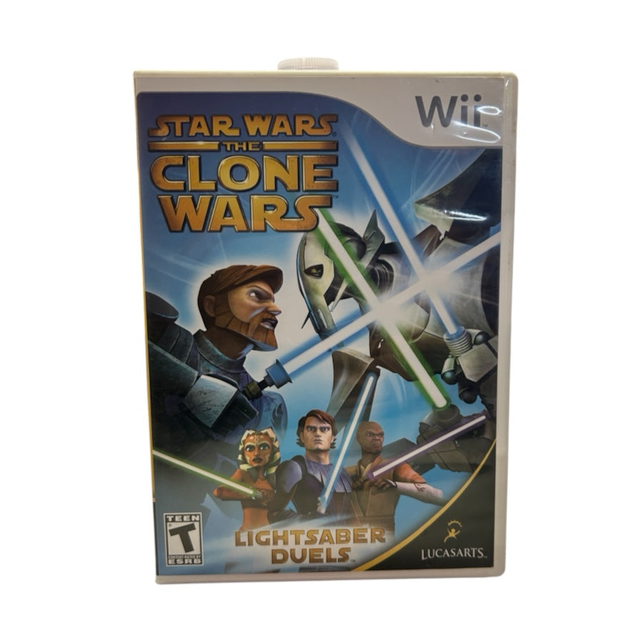 Star Wars: The Clone Wars Lightsaber Duels Nintendo Wii Game 2005 LucasArts T