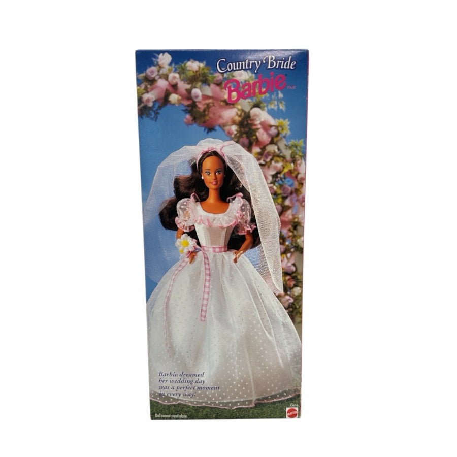 1994 Barbie Country Bride Teresa Brunette Walmart Special Edition #13616 NRFB | Finer Things Resale