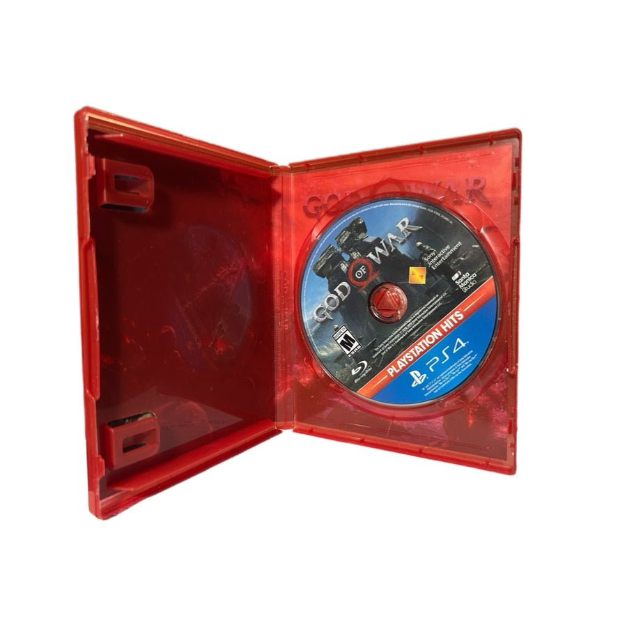 God of War Playstation Hits Playstation 4 PS4 game Rate M 17+ 2019 Red Case | Finer Things Resale