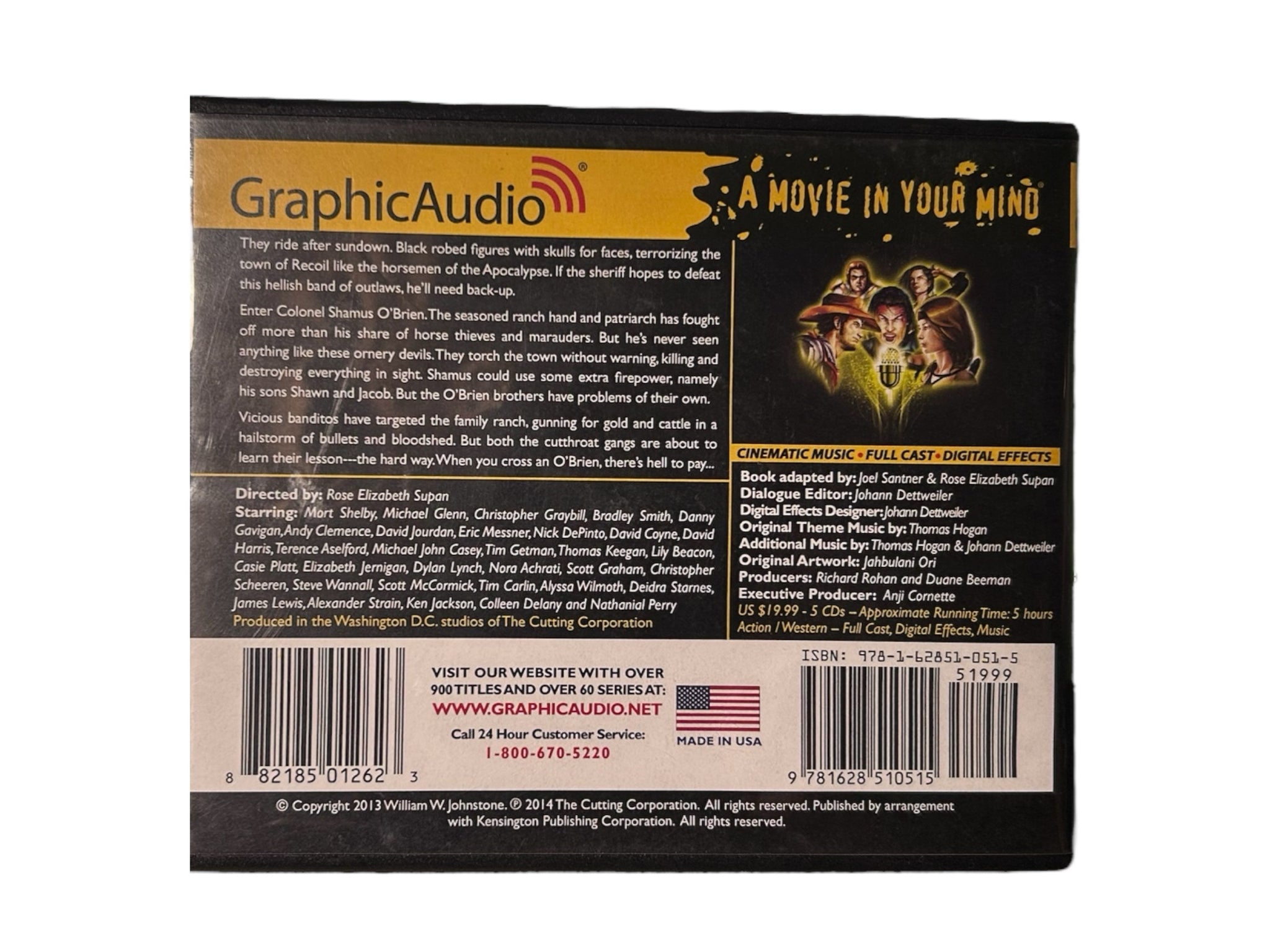 The Brothers O'Brien The Killing Season William W Johnstone GraphicAudio #5CD | Finer Things Resale