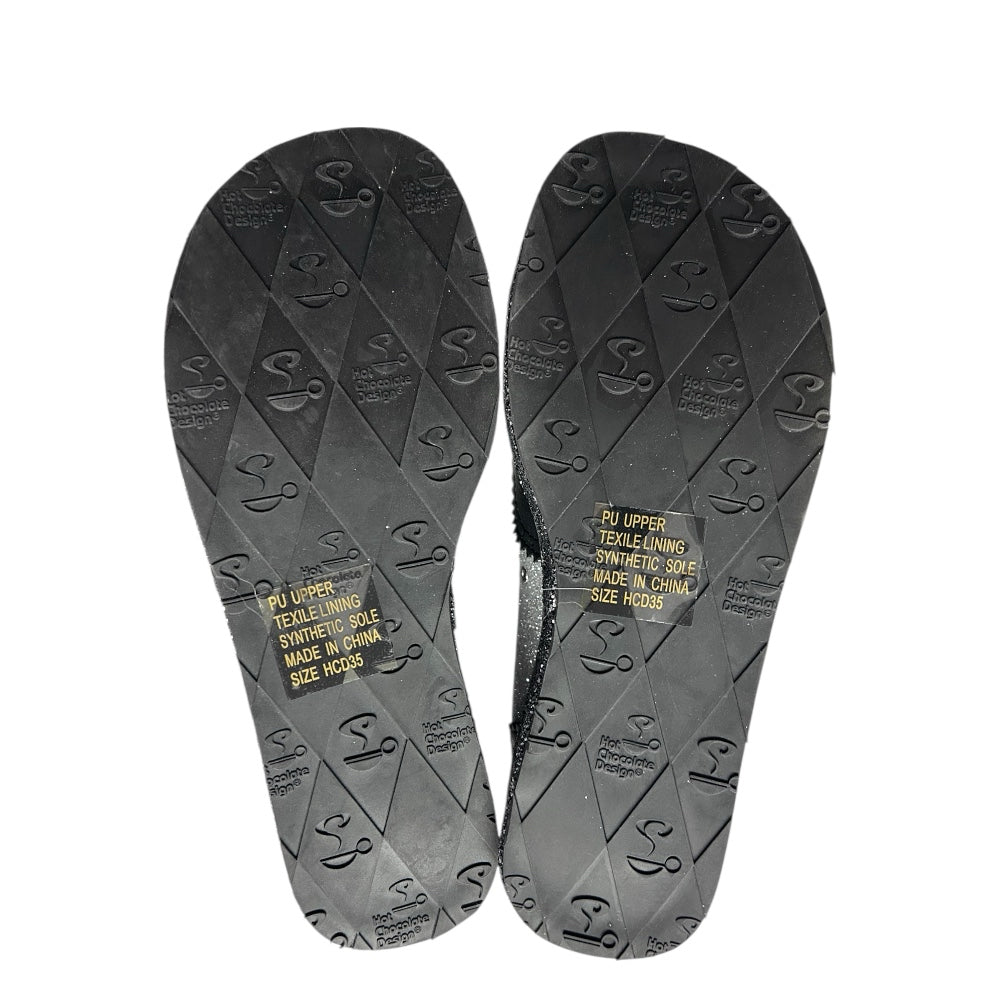 Chocolaticas Hot Chocolate Designs Double Cream Glitter Mary Janes SIZE 5 NWT | Finer Things Resale