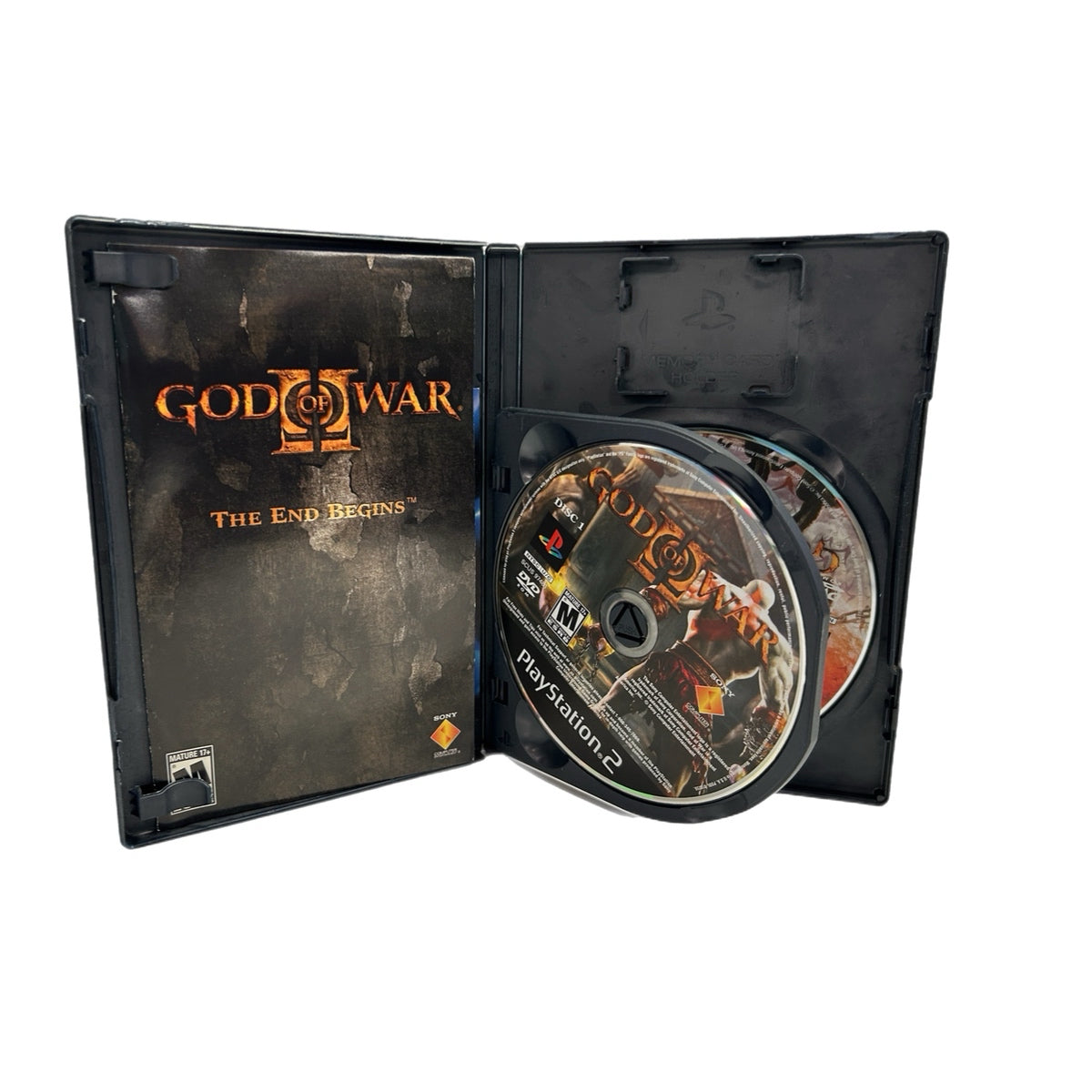 God of War II Playstation 2 Game PS2 Sony Black Label 2007 CIB Rated M 17+
