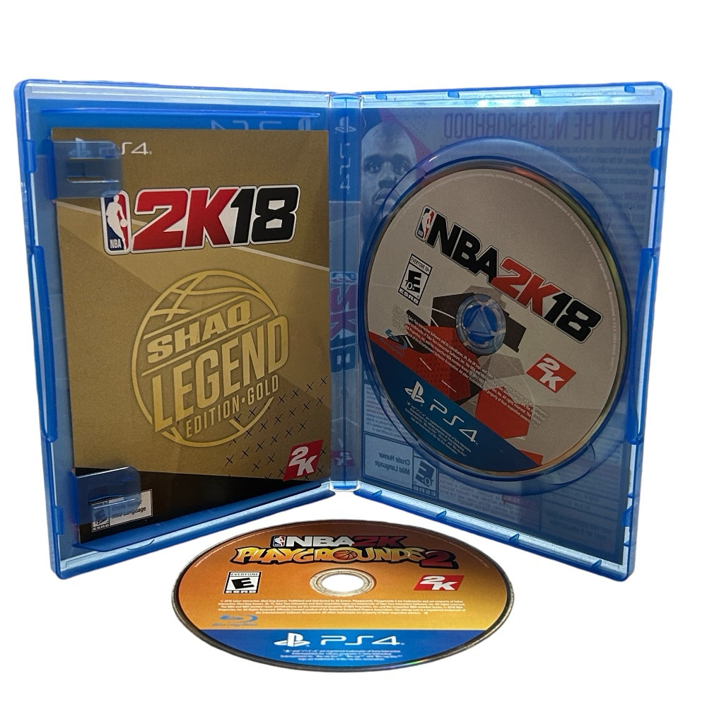 NBA 2K18 Legend Edition Gold Basketball  NBA2K Playgrounds 2 game Playstation 4