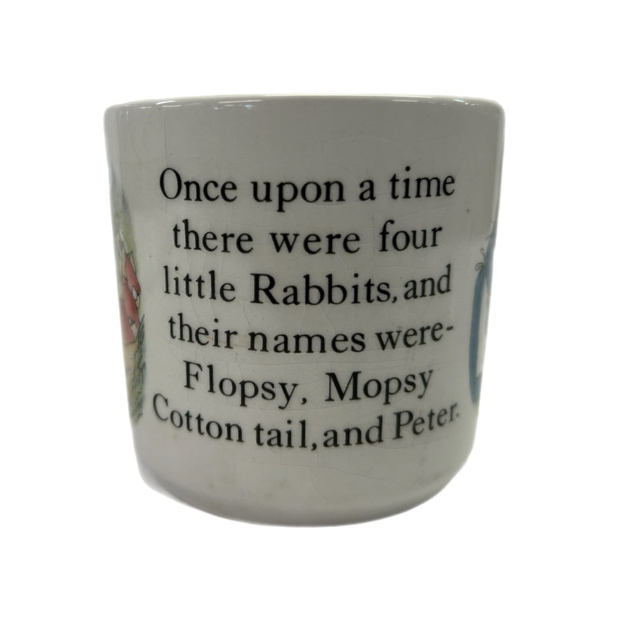 Wedgwood Beatrix Potter Peter Rabbit Mug Eturia Barlaston England VINTAGE