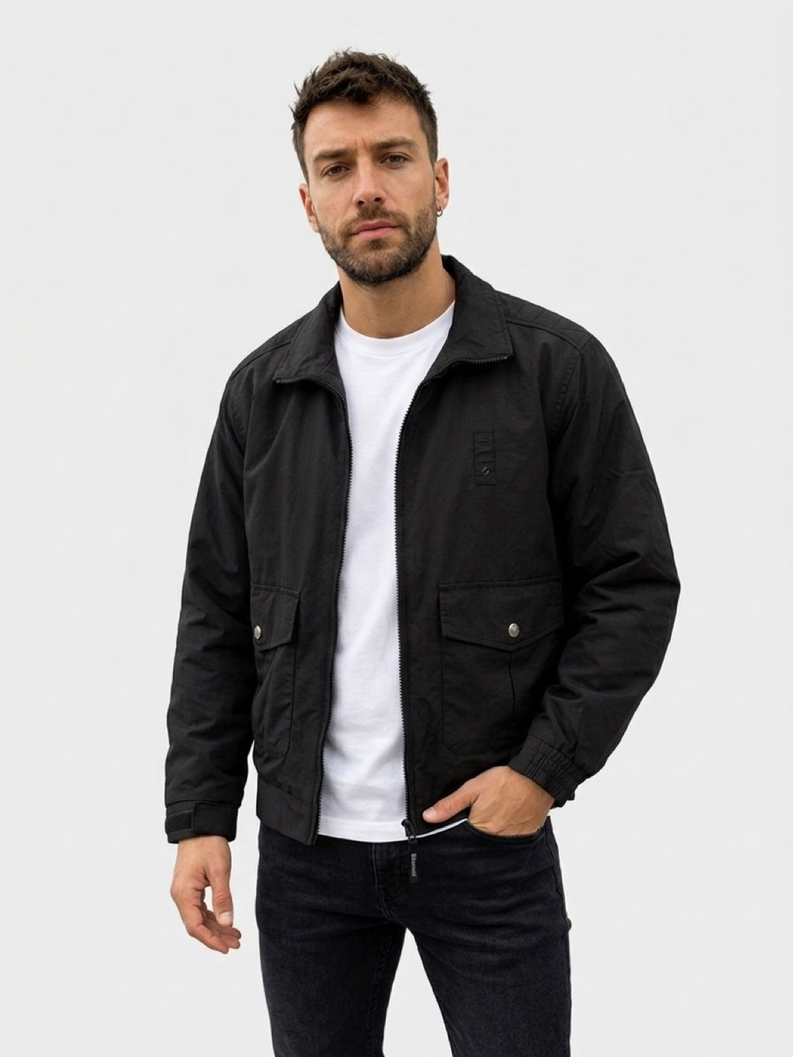 Blauer Police Secruity Duty Uniform Jacket Coat Zip Out Quilted Liner MENS M
