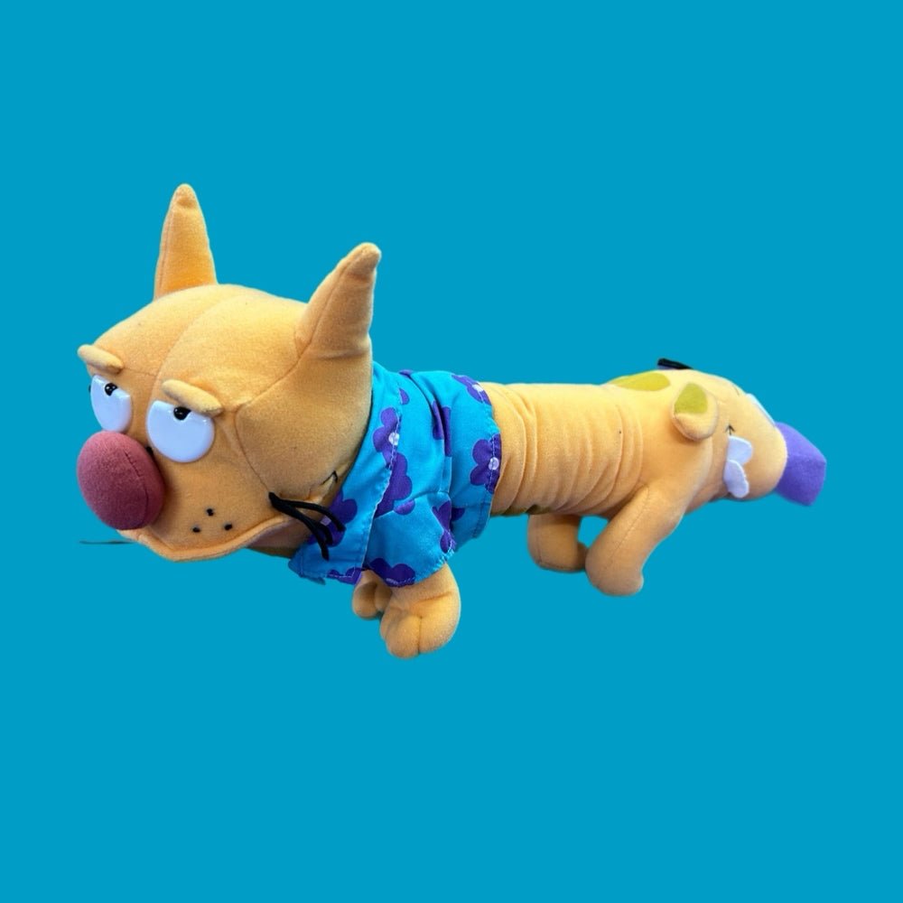 Mattel CatDog Plush Push and Pull Toy VINTAGE 1999 | Finer Things Resale