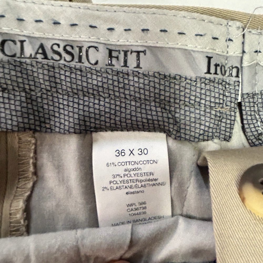 Haggar Premium Khaki Twill Stretch Classic Fit Pants SIZE 36x30 NWT! | Finer Things Resale