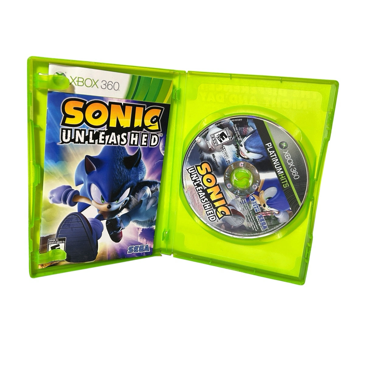 Sonic Unleashed XBOX 360 Platinum Hits Sega Game 2008 Rated E