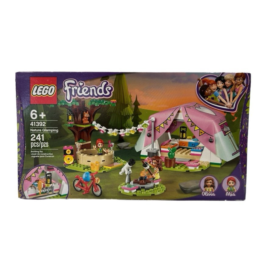Lego Friends Nature Glamping Building Kit Mia Olivia #41392 RETIRED Brand new! | Finer Things Resale