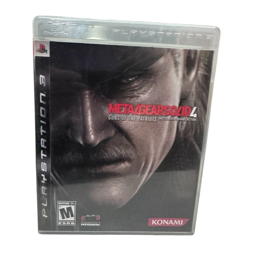 Metal Gear Solid 4: Guns of the Patriots Playstation 3 PS3 game Sony M17+ 2008 | Finer Things Resale