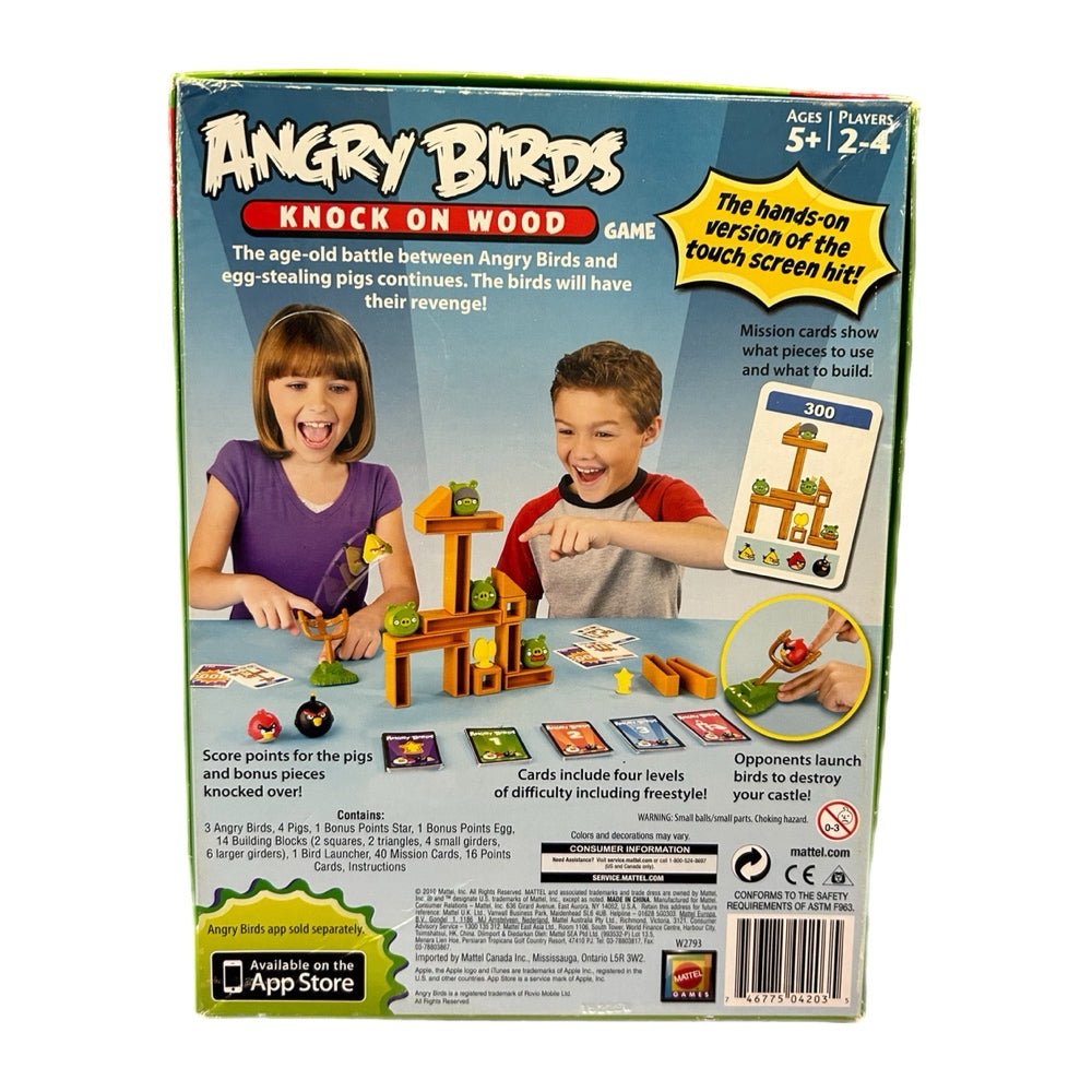 Angry Birds Knock on Wood game Mattel 2010 | Finer Things Resale