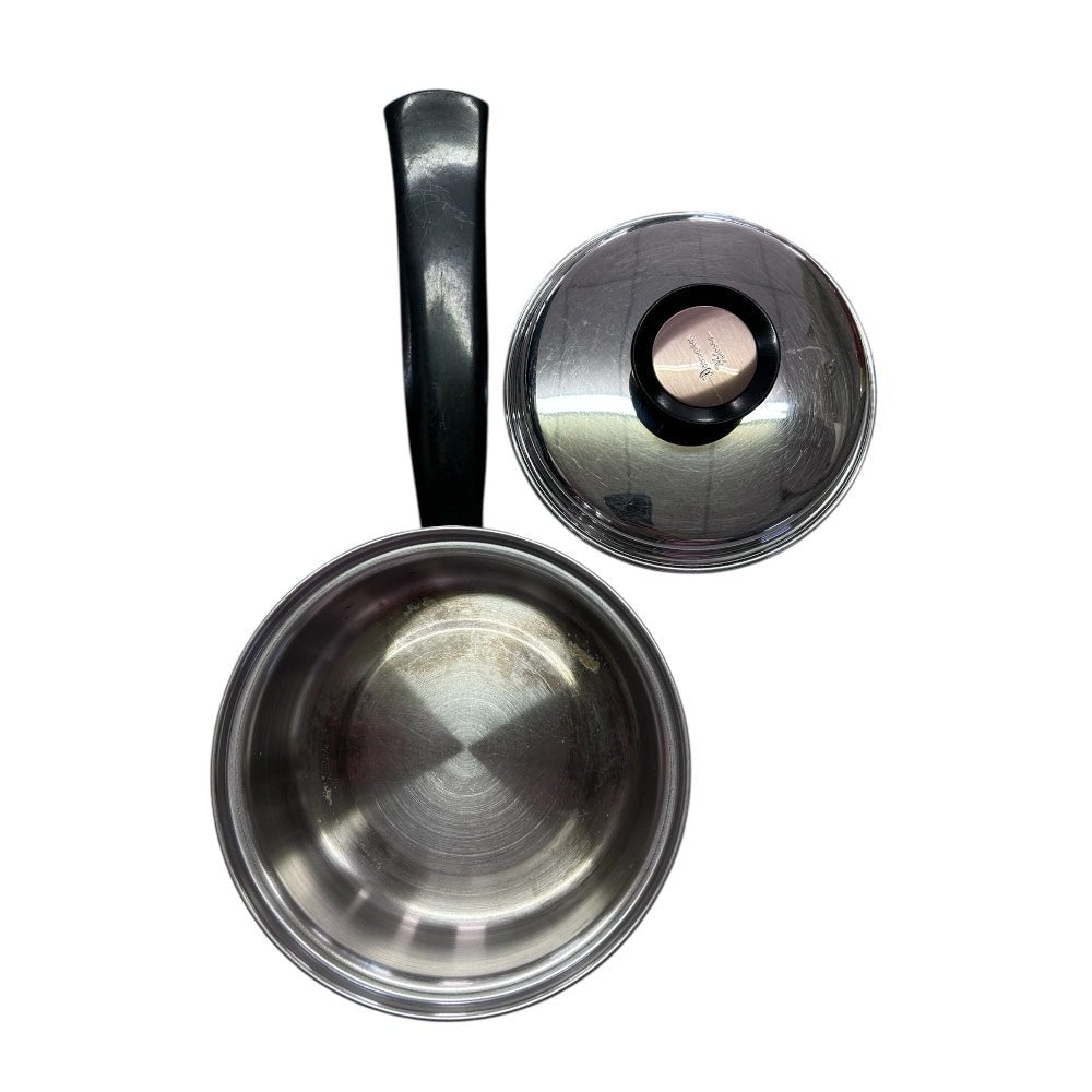 Duncan Hines Regal Ware Stainless Steel Sauce Pan Pot with Lid 3-Ply 18-18 1/2QT | Finer Things Resale