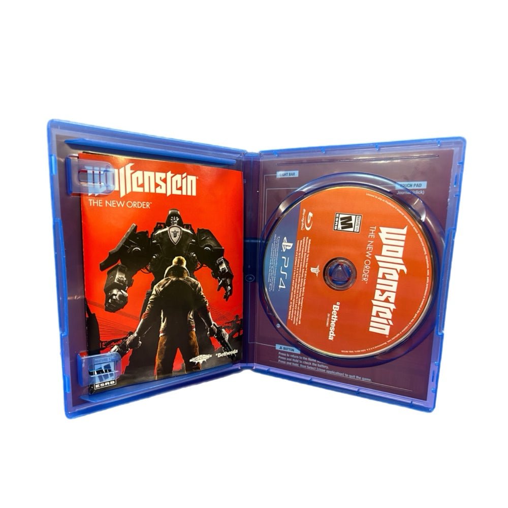 Wolfenstein The New Order Playstation 4 PS4 game 2014 Bethesda Rated M17+ | Finer Things Resale