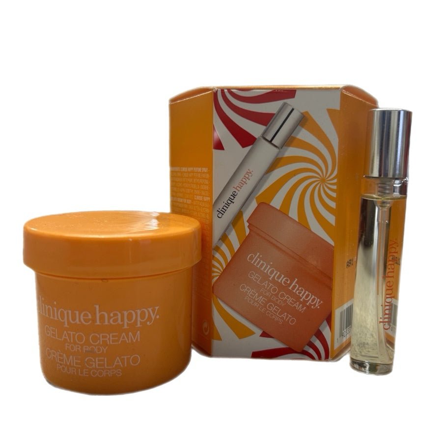Clinique Happy Couple For Women Mini Parfum Spray * Gelato Cream Gift Set NEW | Finer Things Resale