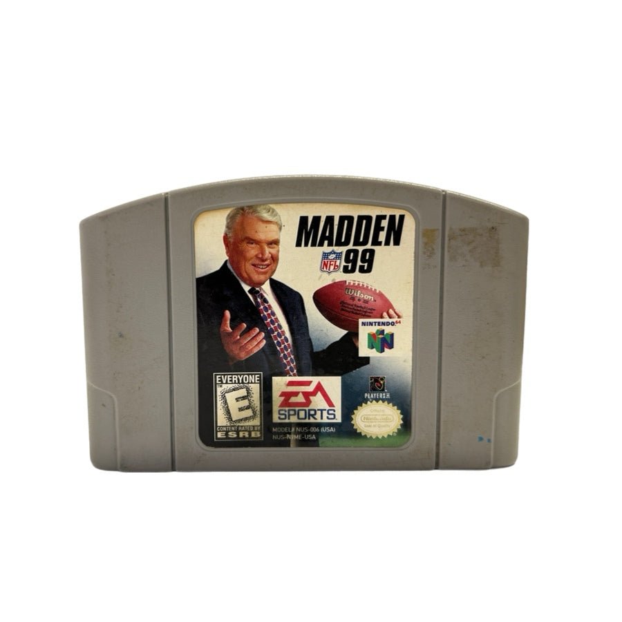 Madden NFL 99 Nintendo 64 N64 Game Football EA Sports 1999 | Finer Things Resale