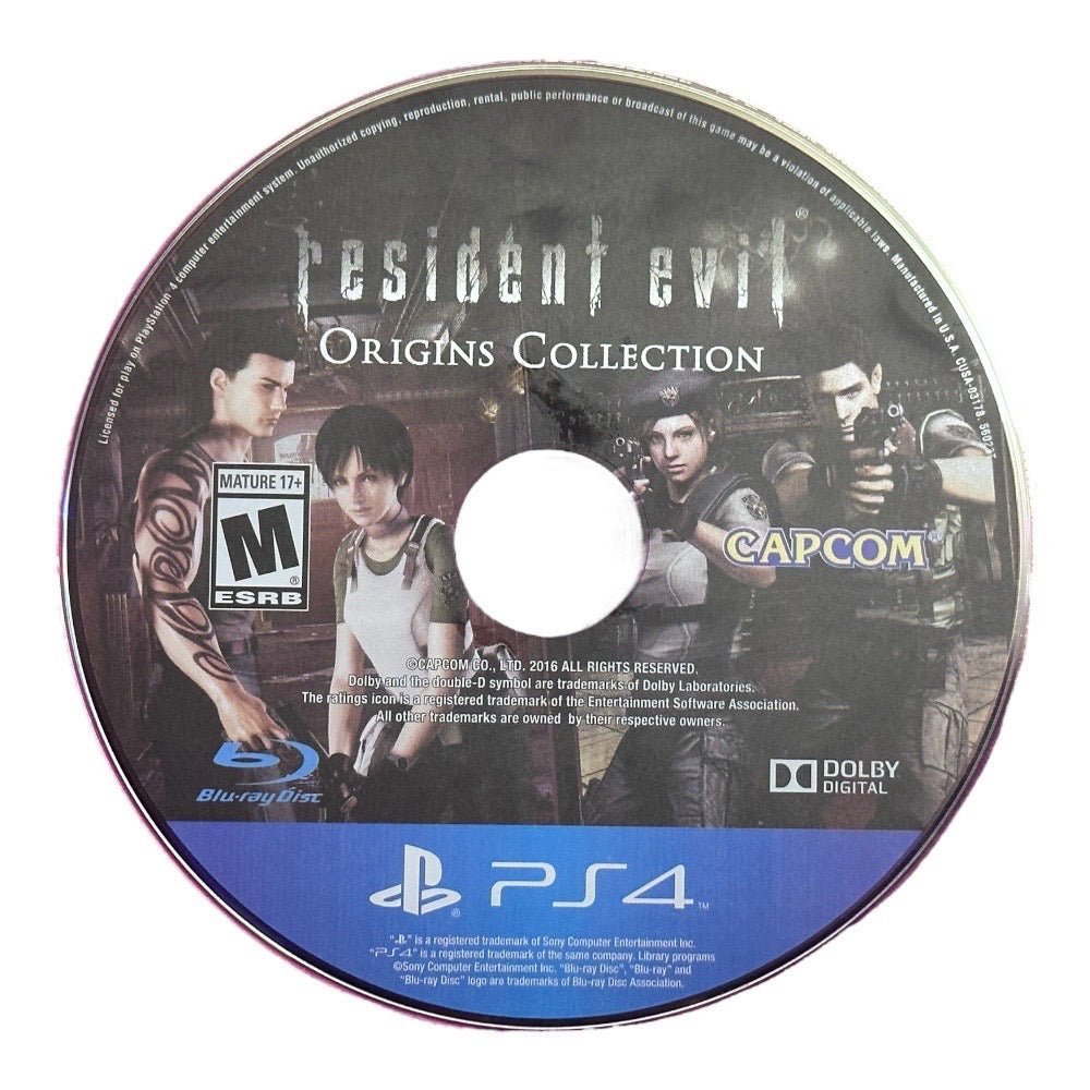 Resident Evil 2  Playstation 4 PS4 game + bonus Resident Evil Origins Collection | Finer Things Resale