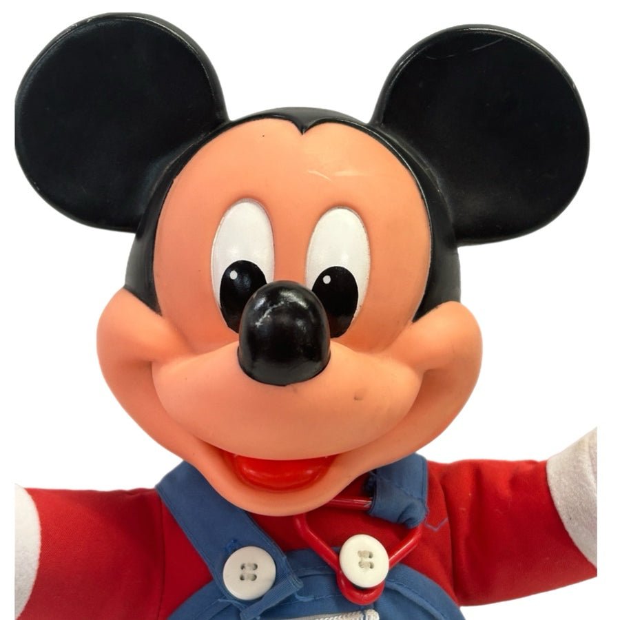Mattel Disney Mickey Mouse Learn to Dress Me Plush Doll VINTAGE 1989 | Finer Things Resale