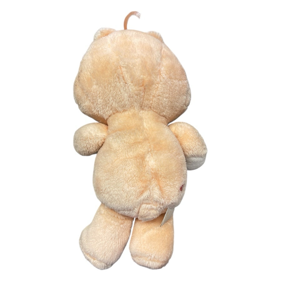 Care Bear Friend Bear Plush Peach Stuffed Bear Animal 13" VINTAGE 1983