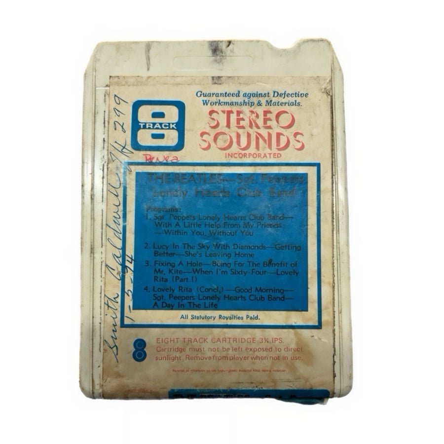 The Beatles Sgt. Pepper's Lonely Hearts Club Band 8-Track Tape | Finer Things Resale