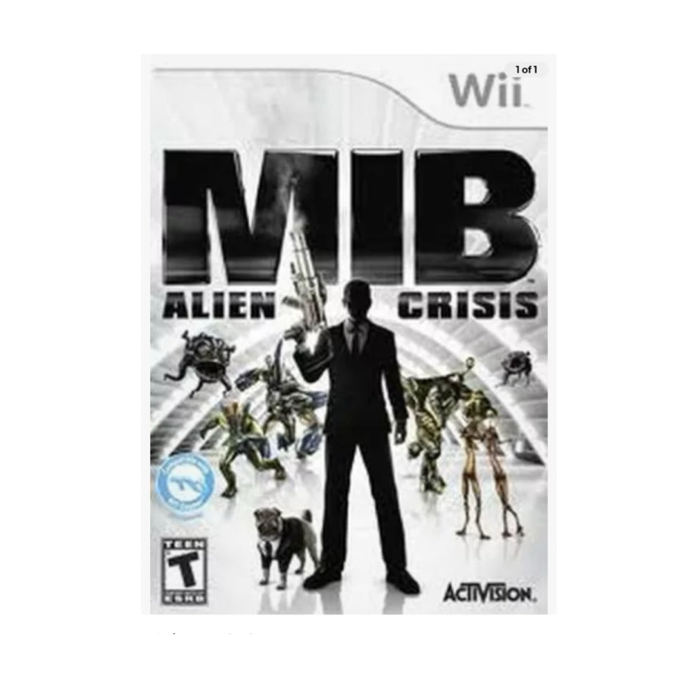 MIB Alien Crisis Nintendo Wii game Men in Black 2012 Rated T | Finer Things Resale