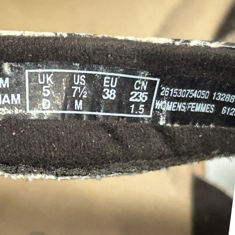 Clarks Jillian Bella Taupe Snake  Comfort Wedge Sandals SIZE 7.5 | Finer Things Resale