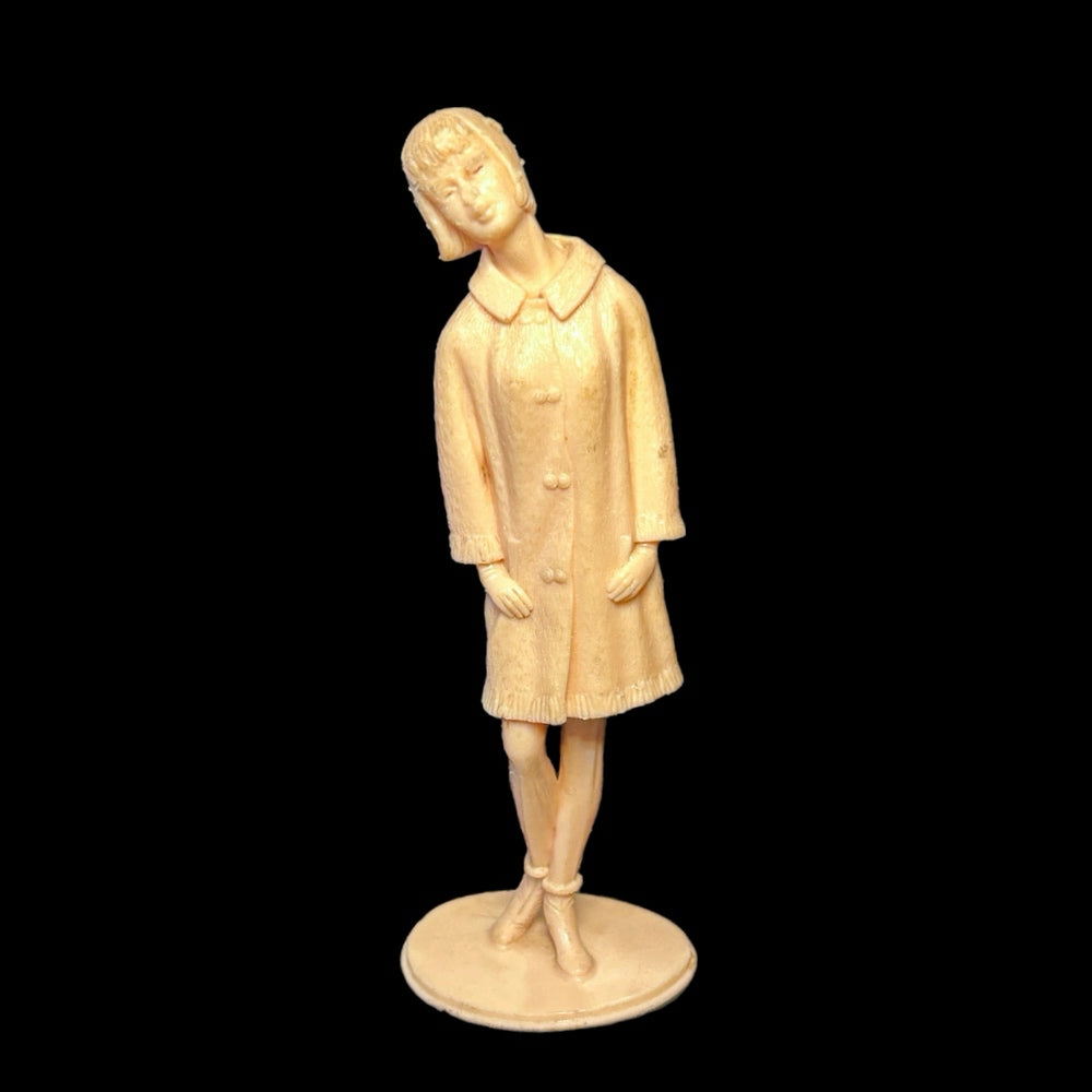 Louis Marx Campus Cuties Lodge Party figure unpainted VINTAGE 1964 MCMLXIV | Finer Things Resale