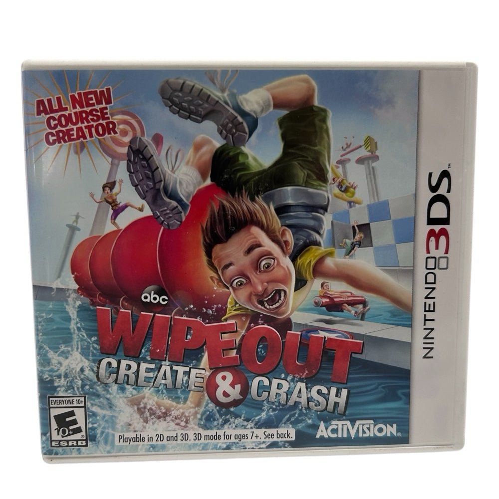 Wipeout: Create & Crash Nintendo 3DS game ABC Activistion 2013 Rated 10+ | Finer Things Resale