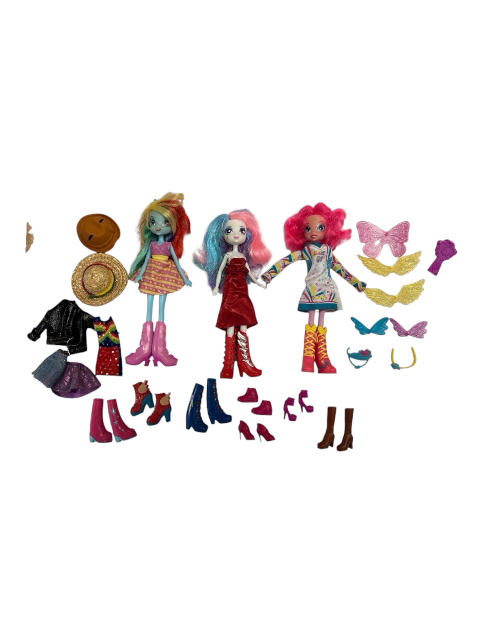 My Little Pony Equistria Fashioni Squad Rainbow Dash Pinkie Pie Priness Celestia